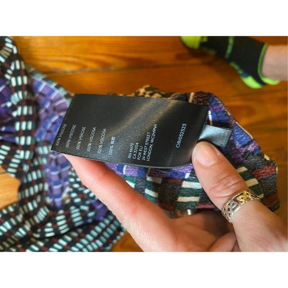 Anthropologie Maeve Gianna Tunic Dress Green Geometric Print, Size 6, MSRP $150 - Picture 11 of 13